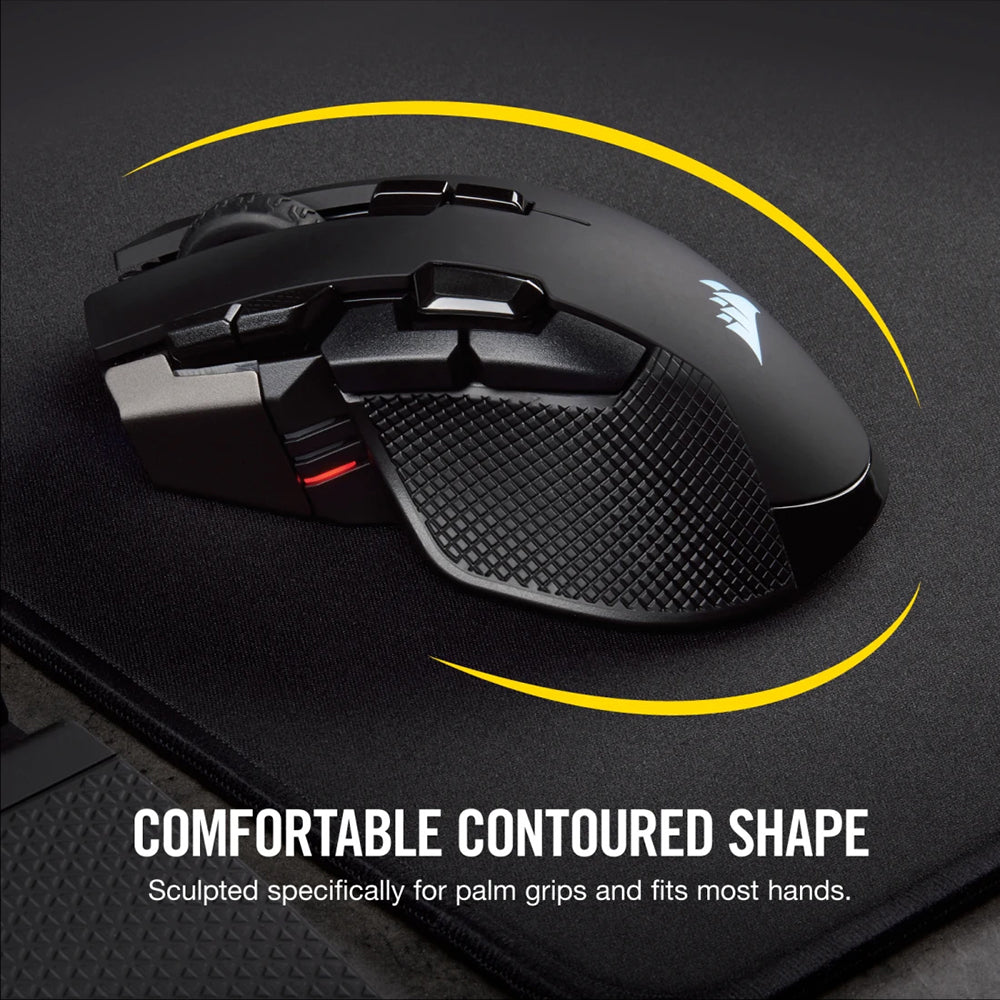 Corsair IRONCLAW RGB Wireless Gaming Mouse - Black | 106-CH-9317011 from Corsair - DID Electrical