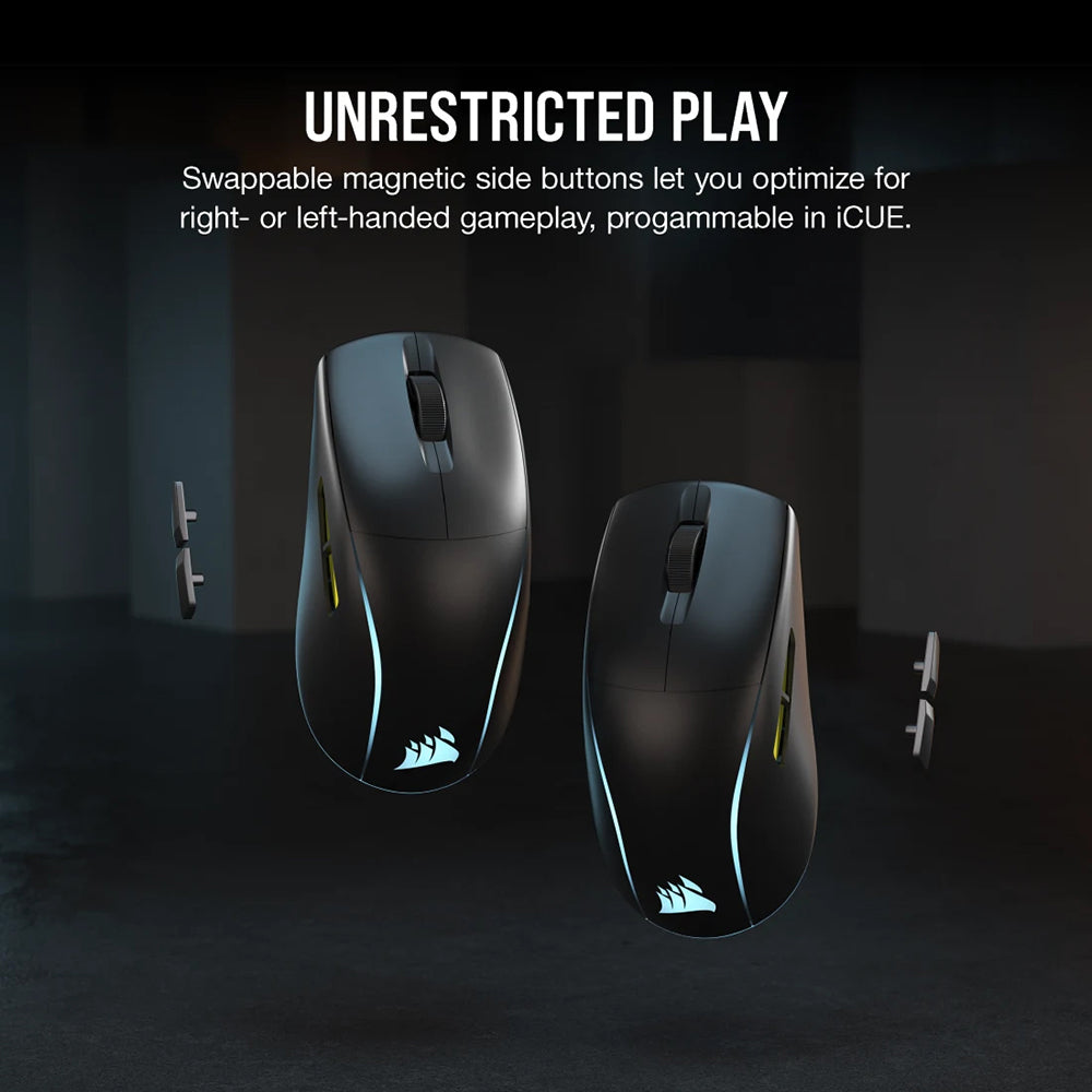 Corsair M75 Wireless RGB Gaming Mouse - Black | 106-CH-931D010-EU from Corsair - DID Electrical