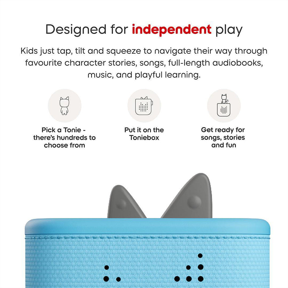 Tonies Toniebox 2 Starter Set with Creative Tonie Rubie - Sky Blue | 11002434 from Tonies - DID Electrical