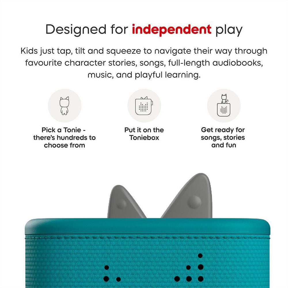 Tonies Toniebox 2 Starter Set with Creative Tonie Rubie - Tropical Teal | 11002730 from Tonies - DID Electrical