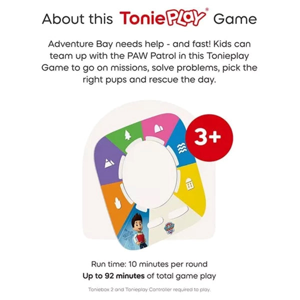 Tonies Toniebox 2 with Paw Patrol Chase Play Set - Cloud Pink | 11003488 from Tonies - DID Electrical