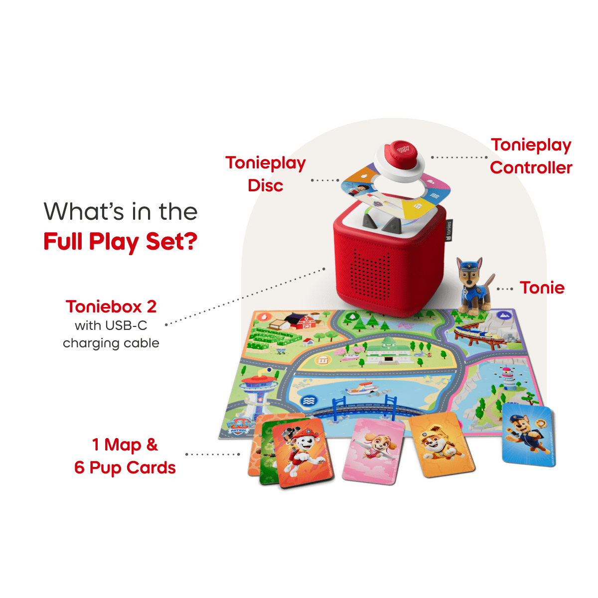 Tonies Toniebox 2 PAW Patrol Full Play Set - Sky Blue | 11003489 from Tonies - DID Electrical