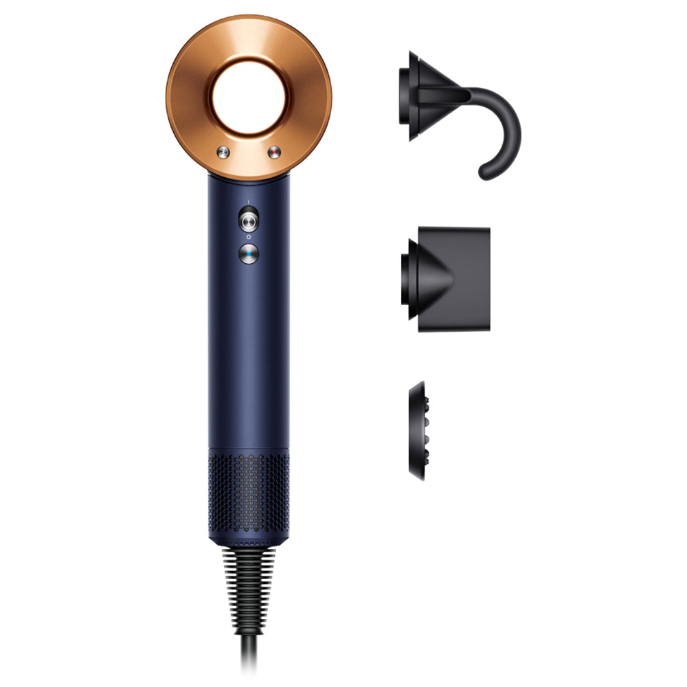 Dyson Supersonic Hair Dryer with Straight+Wavy - Prussian Blue & Rich Copper | 113279-01 from Dyson - DID Electrical