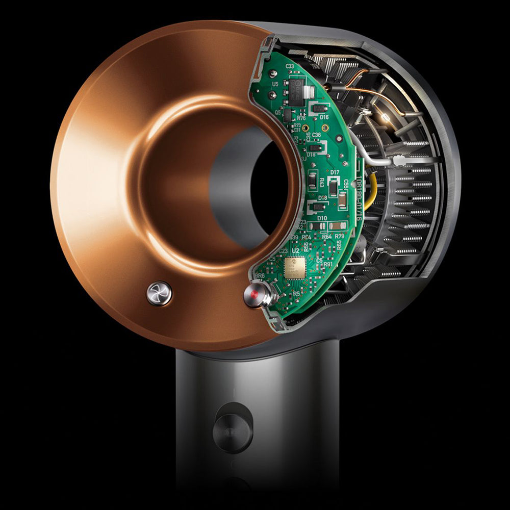 Dyson Supersonic Hair Dryer with Straight+Wavy - Prussian Blue & Rich Copper | 113279-01 from Dyson - DID Electrical