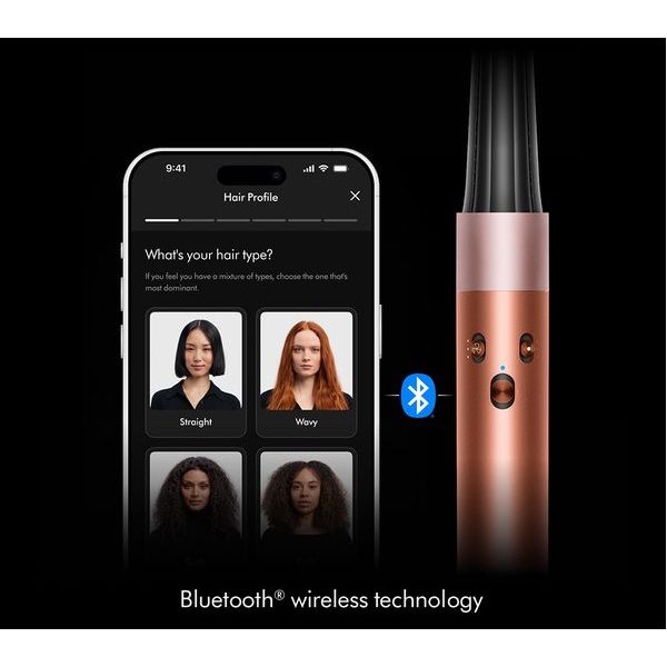 Dyson Airwrap I.D. Straight + Wavy Multi-Styler & Dryer - Amber Silk & Pink Champagne | 123698-01 from Dyson - DID Electrical