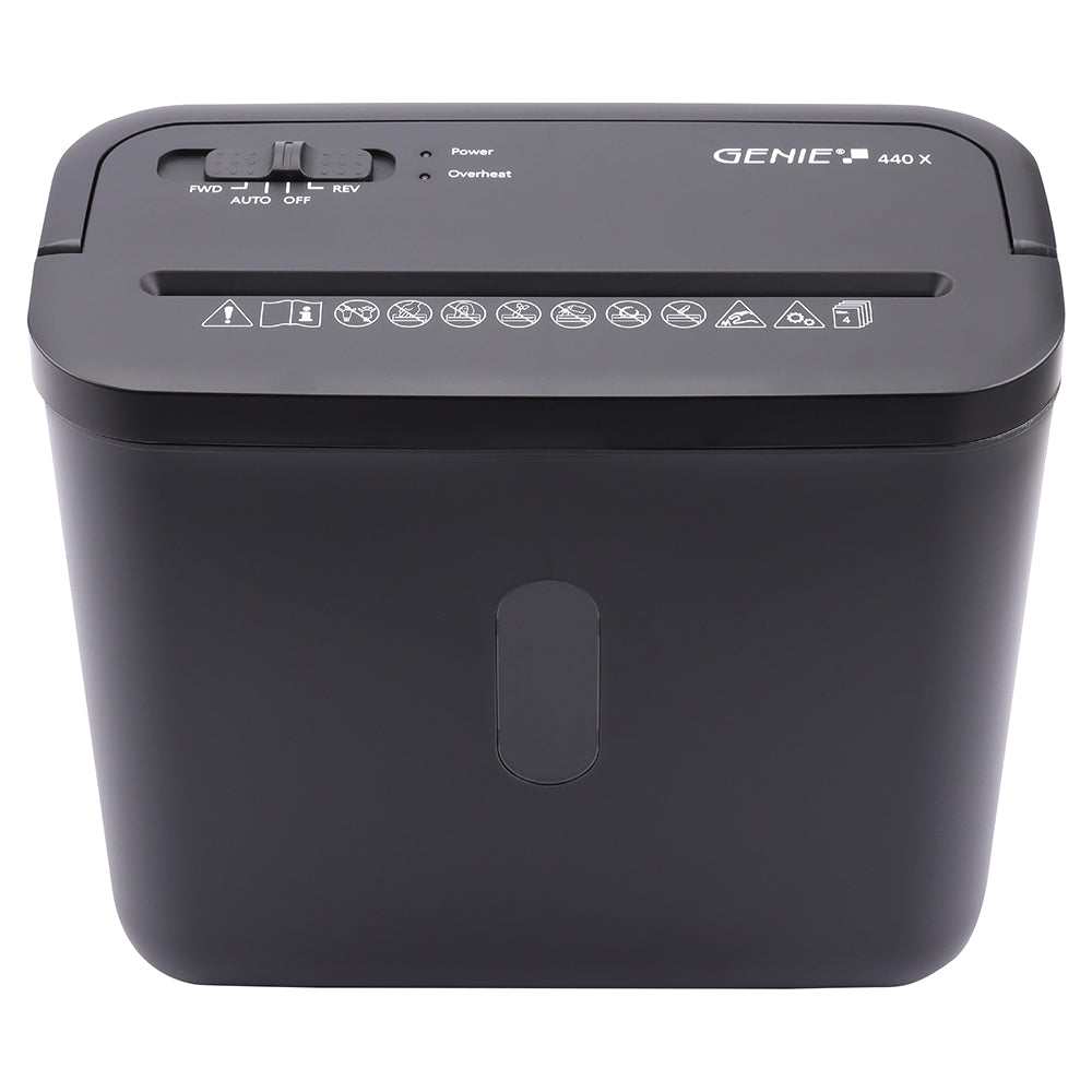 Genie 440X Automatic Shredder - Black | 12520 from Genie - DID Electrical ()