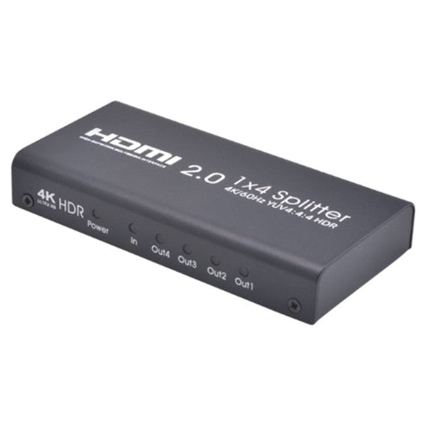 Fleming 4 Way HDMI Splitter - Black | 130117 from Fleming - DID Electrical