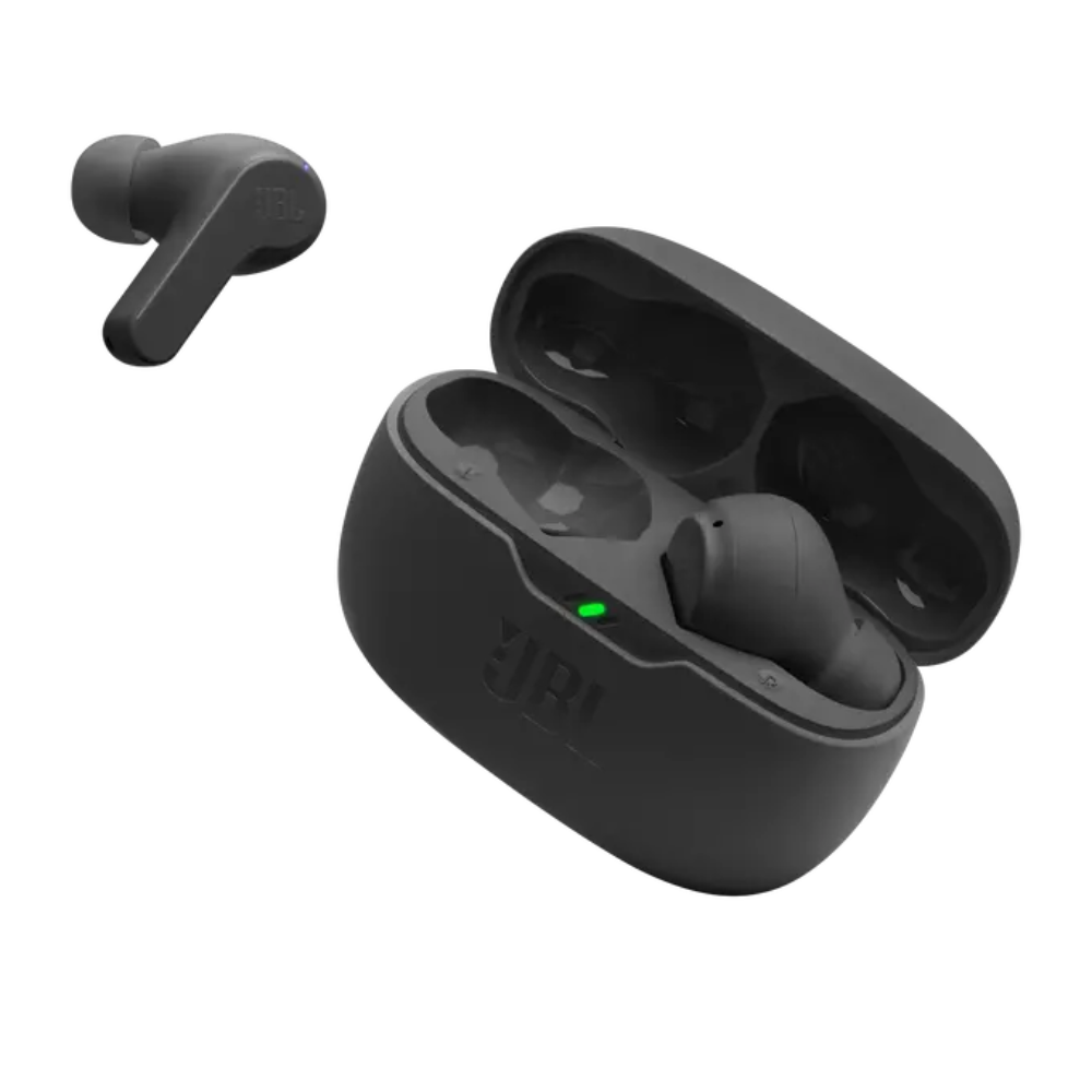 JBL Wave Beam In-Ear Wireless Earbuds - Black | JBLWBEAMBLK from JBL - DID Electrical