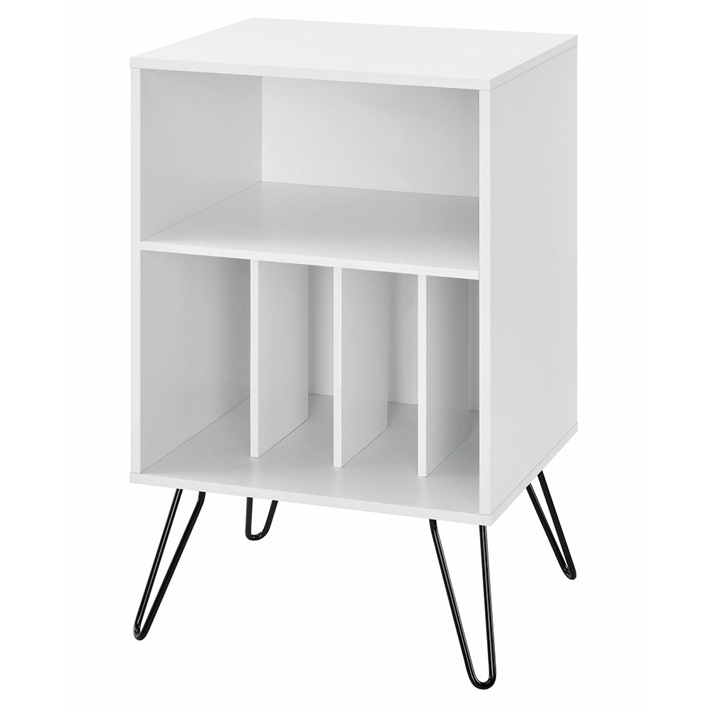 Dorel Home Concord Turntable Stand with Record Storage - White | 1324015COMUK from Dorel Home - DID Electrical