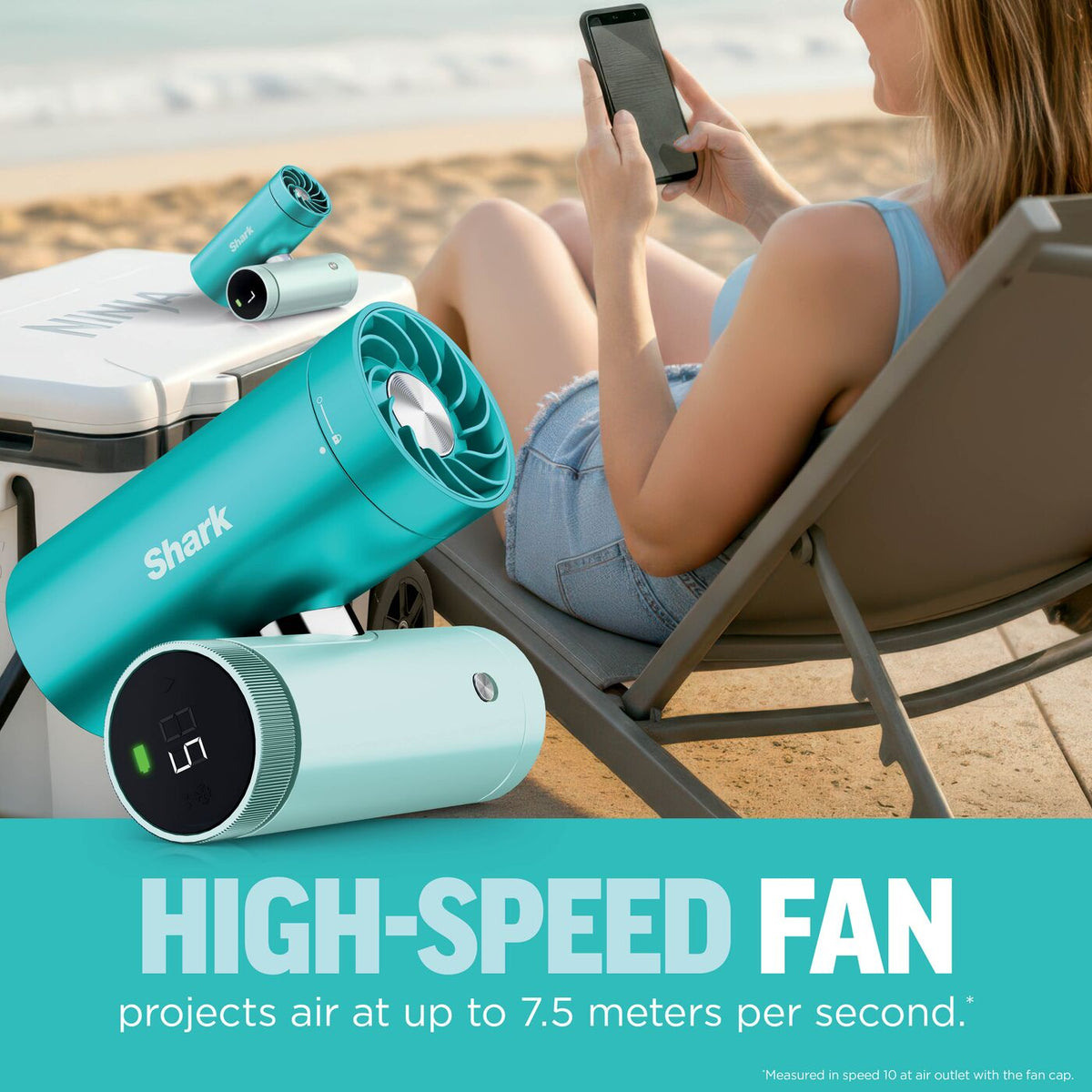 Shark ChillPill 3-in-1 Portable Misting Fan - Glacier | FA022UKBL