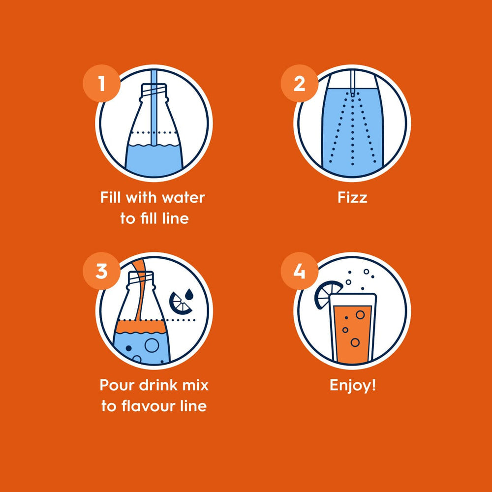Sodastream Classics 440ml Orange Syrup Drink Mix | 1425624440