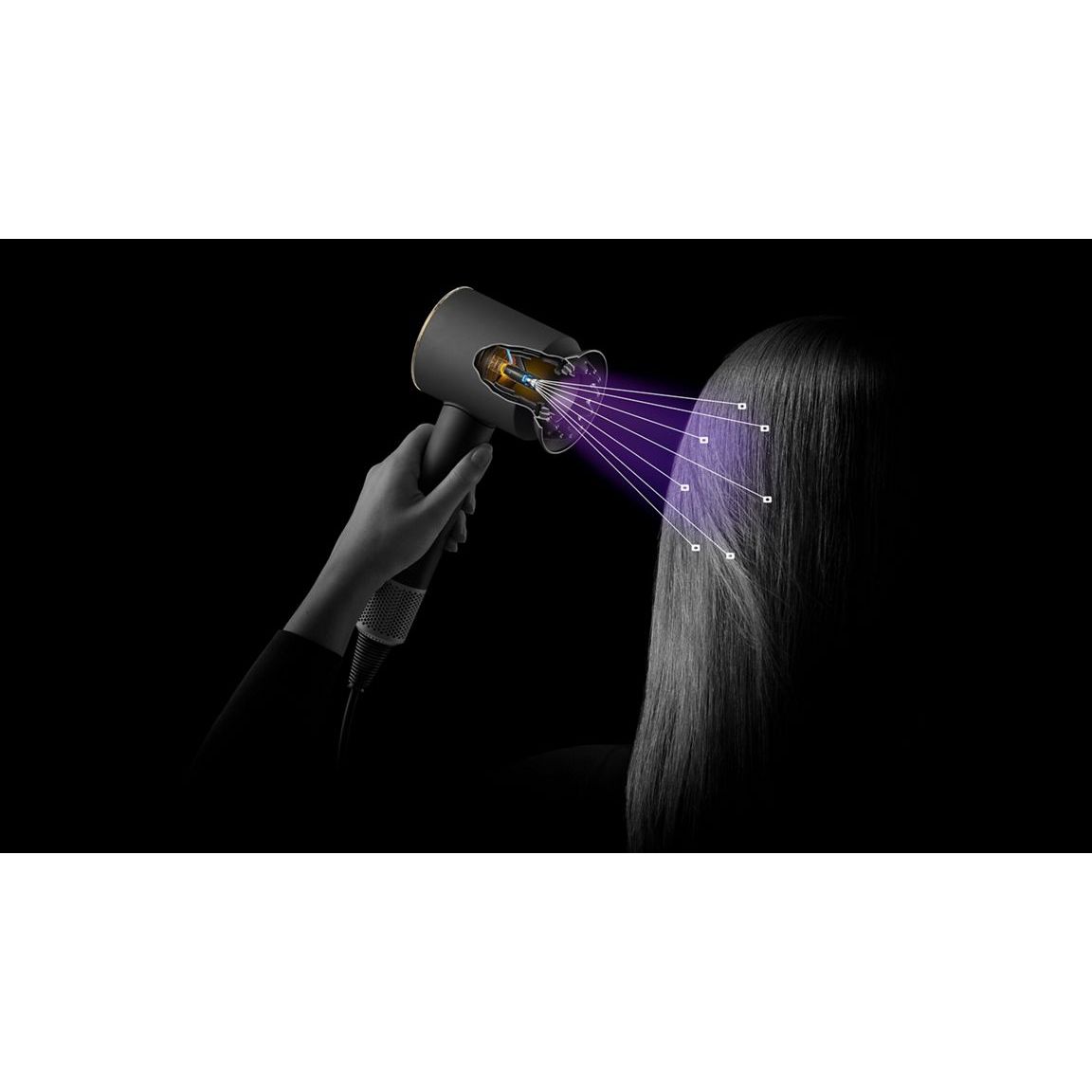 Dyson Supersonic Nural Hair Dryer with Straight+Wavy - Amber Silk | 143647-01 from Dyson - DID Electrical