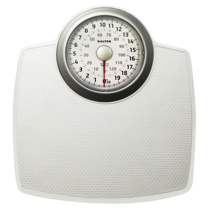 Salter Classic Mechanical Bathroom Scale - White | 144WH from Salter - DID Electrical