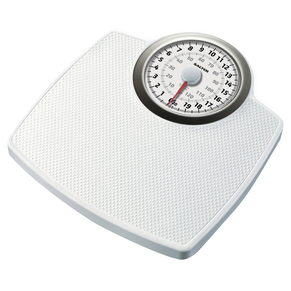 Salter Classic Mechanical Bathroom Scale - White | 144WH from Salter - DID Electrical
