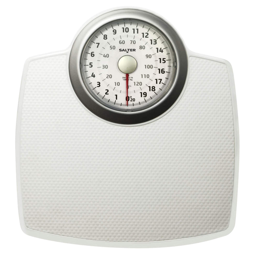 Salter Classic Mechanical Bathroom Scale - White | 144WHSVDR from Salter - DID Electrical