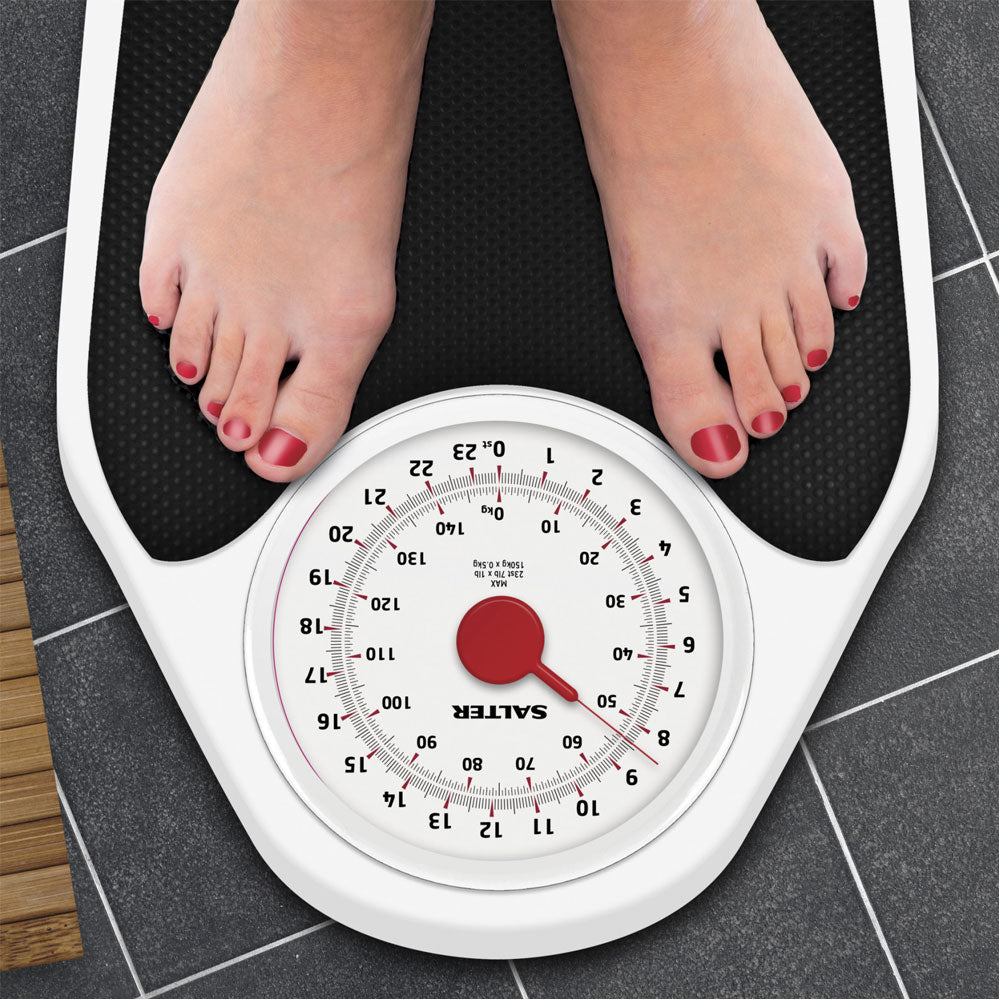Salter Doctors Style Mechanical Bathroom Scale - White | 145BKDR from Salter - DID Electrical