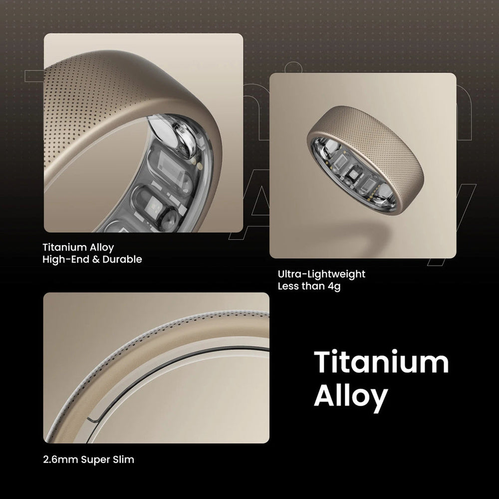 Amazfit Helio Size 8 Smart Ring - Titanium | 146-W2321GL1N from Amazfit - DID Electrical
