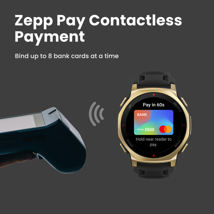 Amazfit T-Rex 3 Pro 44MM Smart Watch - Black Gold | 146-W2548GL1N