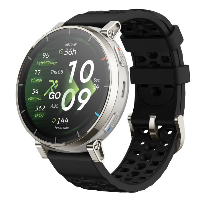 Amazfit Active 3 Premium 45MM Smart Watch - Apex Silver | 146-W2558GL1N