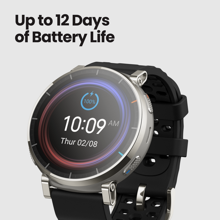 Amazfit Active 3 Premium 45MM Smart Watch - Apex Silver | 146-W2558GL1N