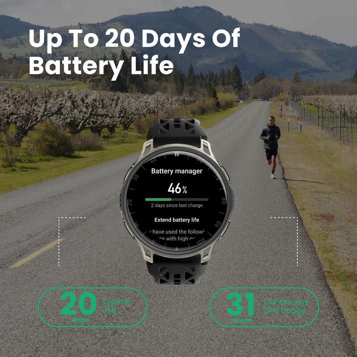 Amazfit Cheetah 2 Pro 48MM Smart Watch - Titanium | 146-W2563CN1N