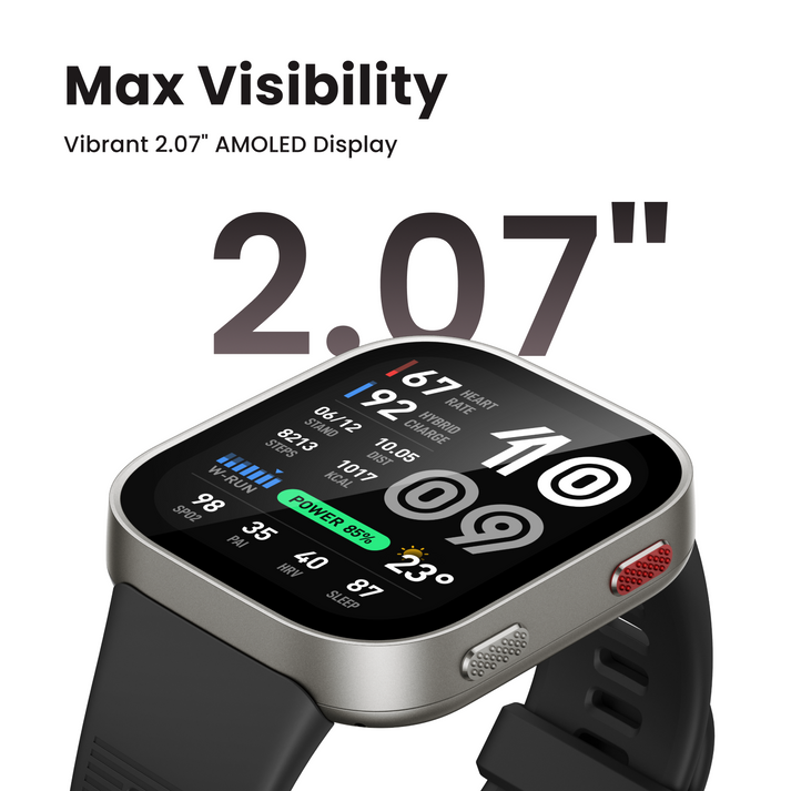 Amazfit Bip Max 39MM Smart Watch - Silver | 146-W2568EU1N