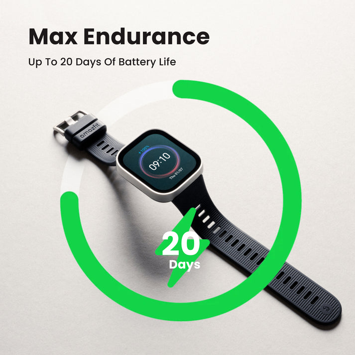 Amazfit Bip Max 39MM Smart Watch - Silver | 146-W2568EU1N