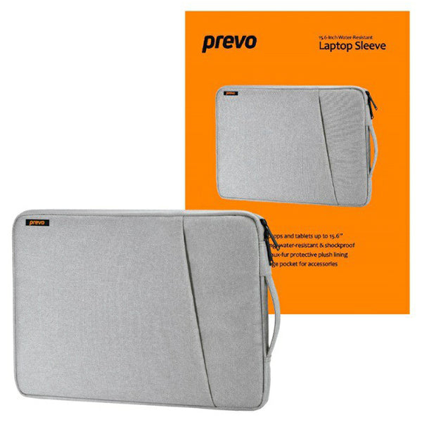 Prevo 15.6" Laptop Sleeve - Light Grey | 148435 from Prevo - DID Electrical