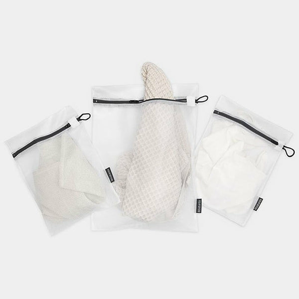 Brabantia Clothes Wash Bag Pack of 3 - White | 149221 from Brabantia - DID Electrical