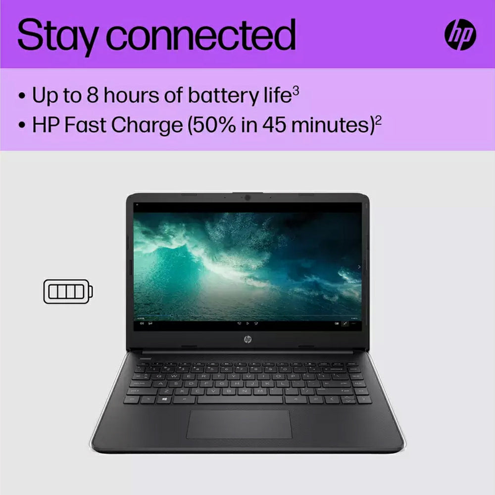 HP Notebook Intel Core i3 14" 4GB/64GB Laptop - Black | 14s-dq0007na from HP - DID Electrical