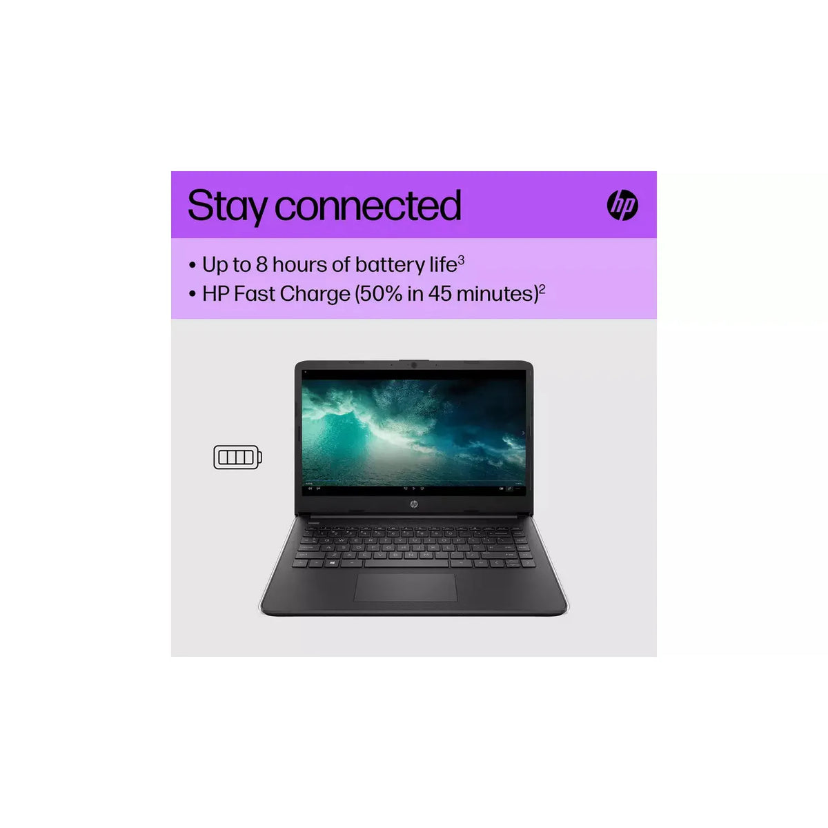 HP Notebook Intel Core i3 14&quot; 4GB/128GB Laptop - Black | 14s-dq0007na from HP - DID Electrical