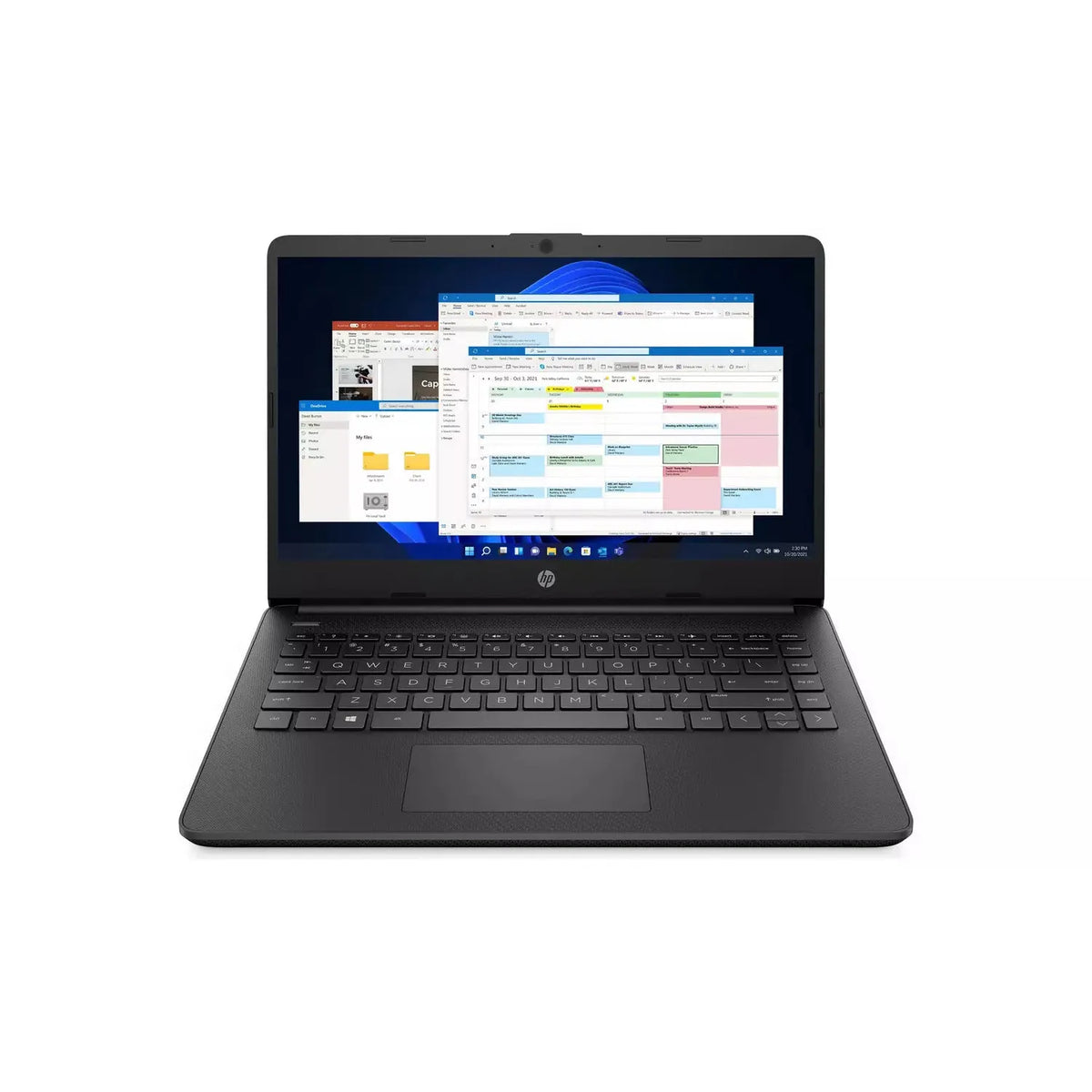 HP Notebook Intel Core i3 14&quot; 4GB/128GB Laptop - Black | 14s-dq0007na from HP - DID Electrical