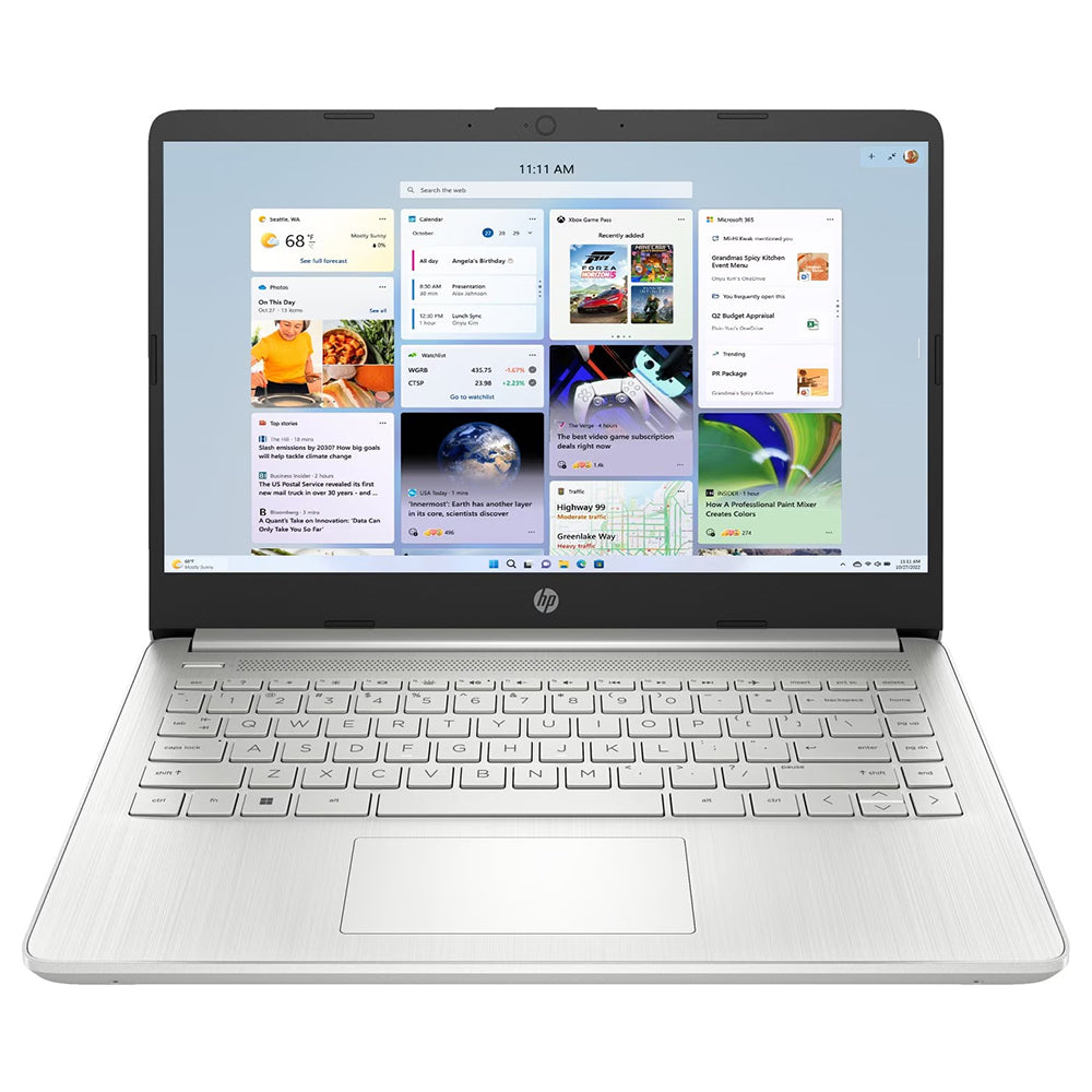 HP Intel Core i3 14" 4GB/128GB Laptop - Natural Silver | 14s-dq5013na from HP - DID Electrical