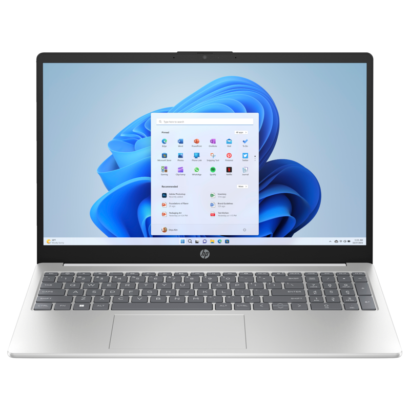 HP AMD Ryzen 3 15.6" 4GB/128GB Laptop - Silver | 15-FC0025NA from HP - DID Electrical