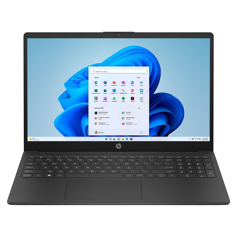 HP AMD Ryzen 5 15.6" 8GB/512GB Laptop - Jet Black | 15-FC0057NA from HP - DID Electrical