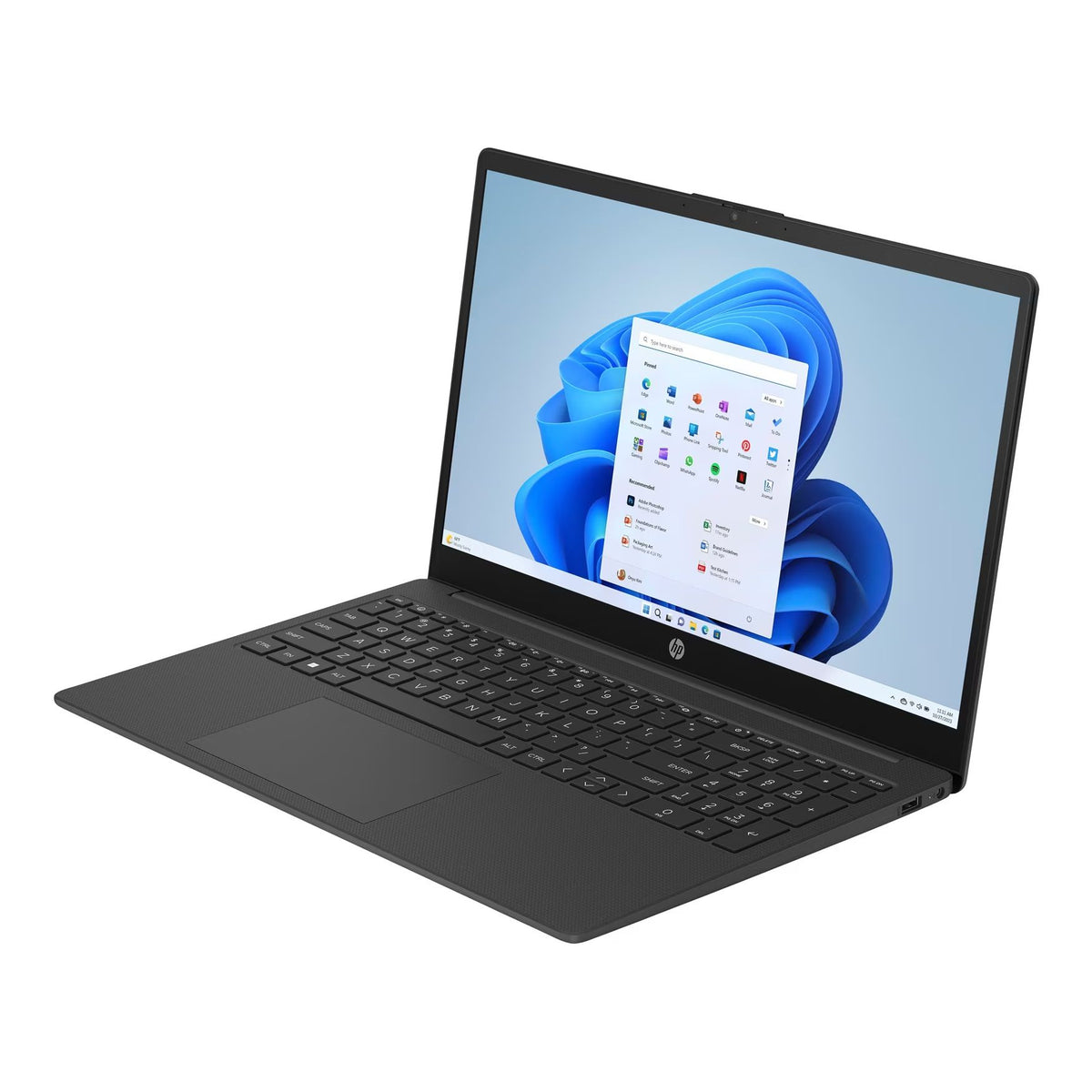 HP AMD Ryzen 5 15.6&quot; 8GB/512GB Laptop - Jet Black | 15-FC0057NA from HP - DID Electrical