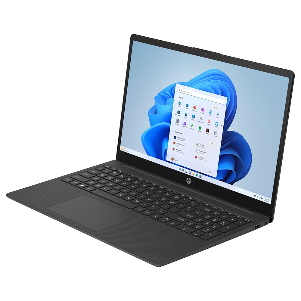 HP AMD Ryzen 5 15.6" 8GB/512GB Laptop - Jet Black | 15-FC0057NA from HP - DID Electrical