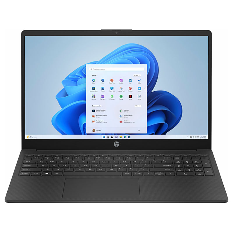 HP AMD Ryzen 5 15.6" 8GB/256GB Laptop - Jet Black | 15-fc0017na from HP - DID Electrical