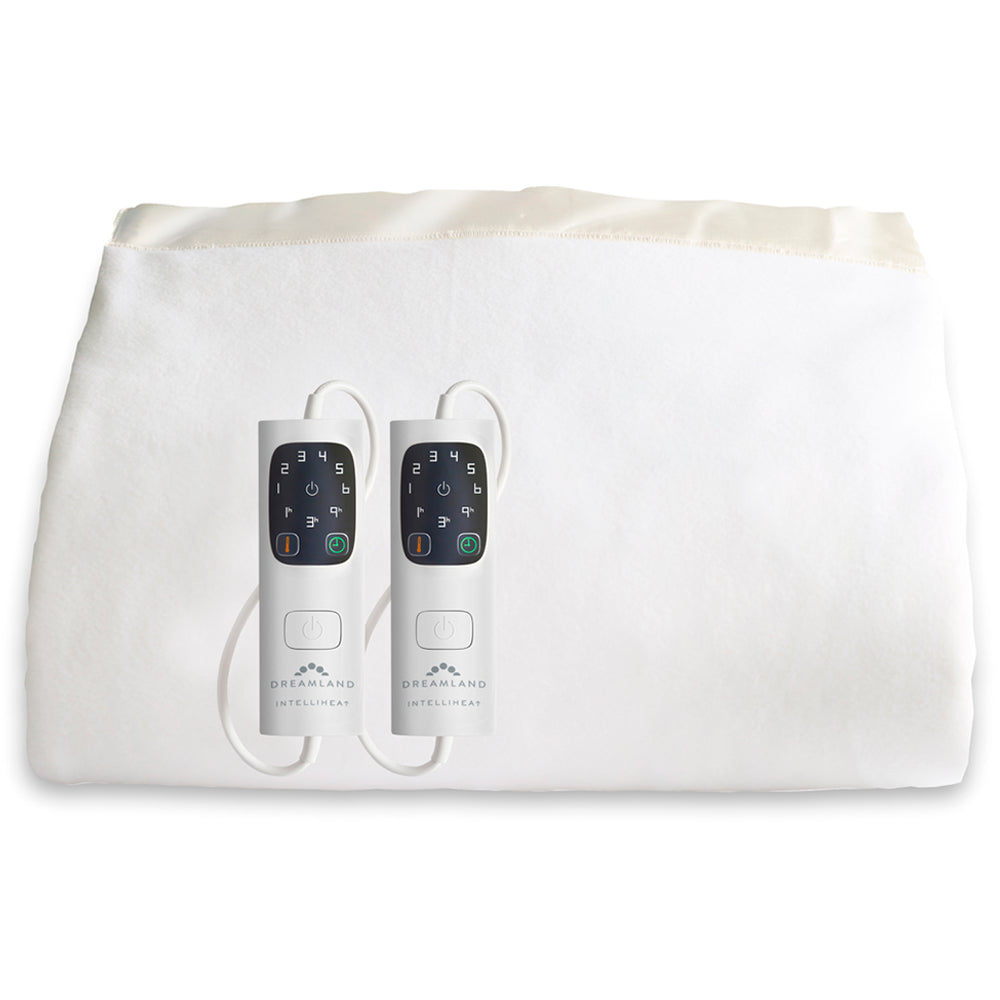 Dreamland Peaceful Dreams Double Warming Overblanket with Dual Controllers - Ivory | 16925 from Dreamland - DID Electrical