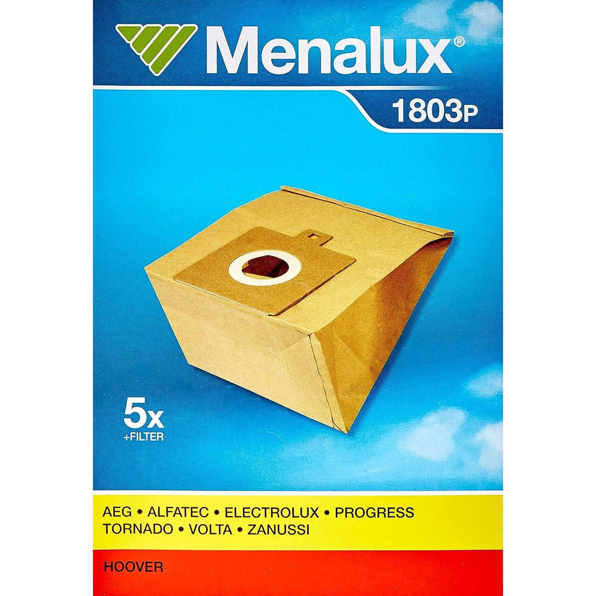 Menalux Paper Dust Bags - Pack of 5 | 1803P from Menalux - DID Electrical
