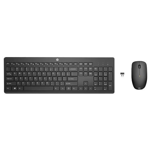 HP 230 Wireless Keyboard &amp; Mouse Set - Black | 18H24AA#ABU from HP - DID Electrical
