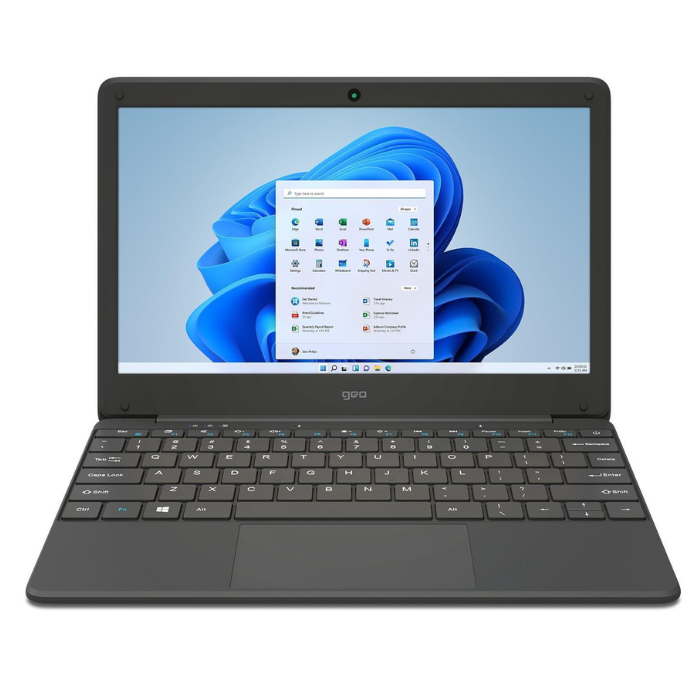 Geo GeoBook 110 11.6" Intel Celeron N4020 4GB/64GB Laptop - Black | GE346 from Geo - DID Electrical