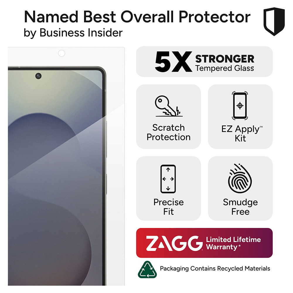Zagg Glass Elite Screen Protector for Galaxy S25 Ultra - Clear | 200117230 from Zagg - DID Electrical
