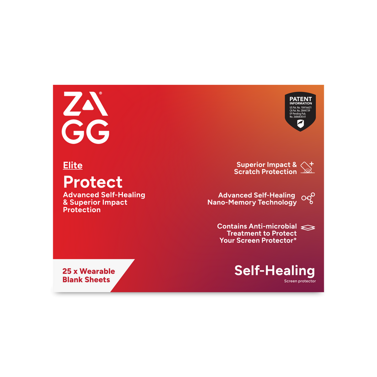 Zagg InvisibleShield on Demand Elite Film 4 Layer Matless Wearable Screen Protector | 200211433