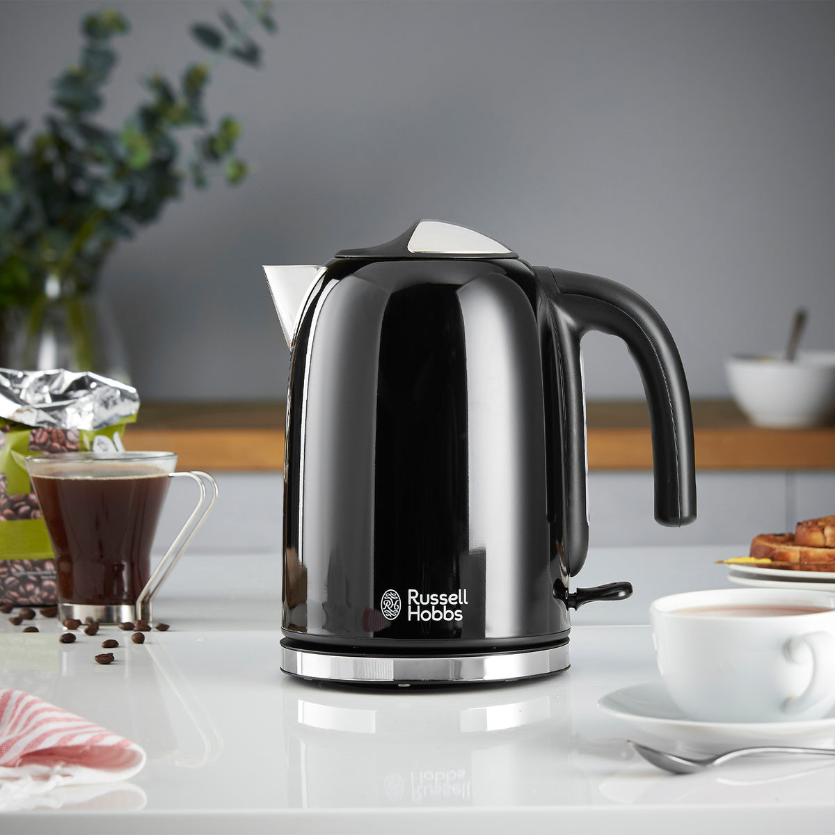 Russell Hobbs Colours Plus 1.7L Kettle - Black | 20413