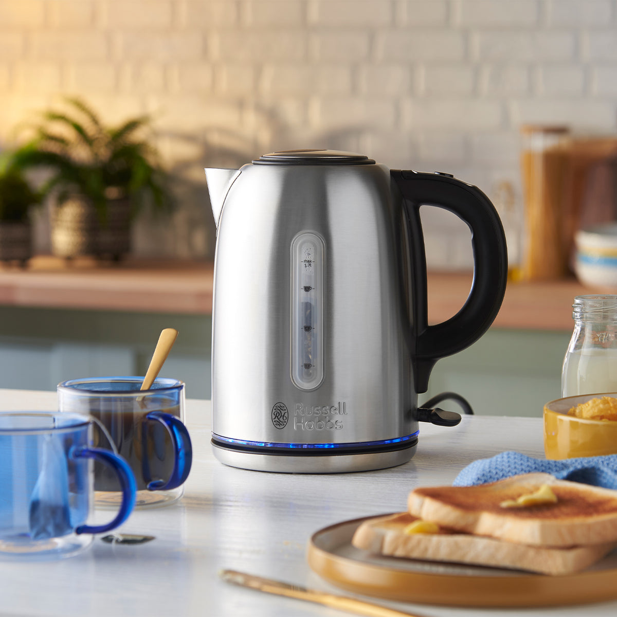 Russell Hobbs Buckingham 1.7L Quiet Boil Kettle - Stainless Steel | 20460