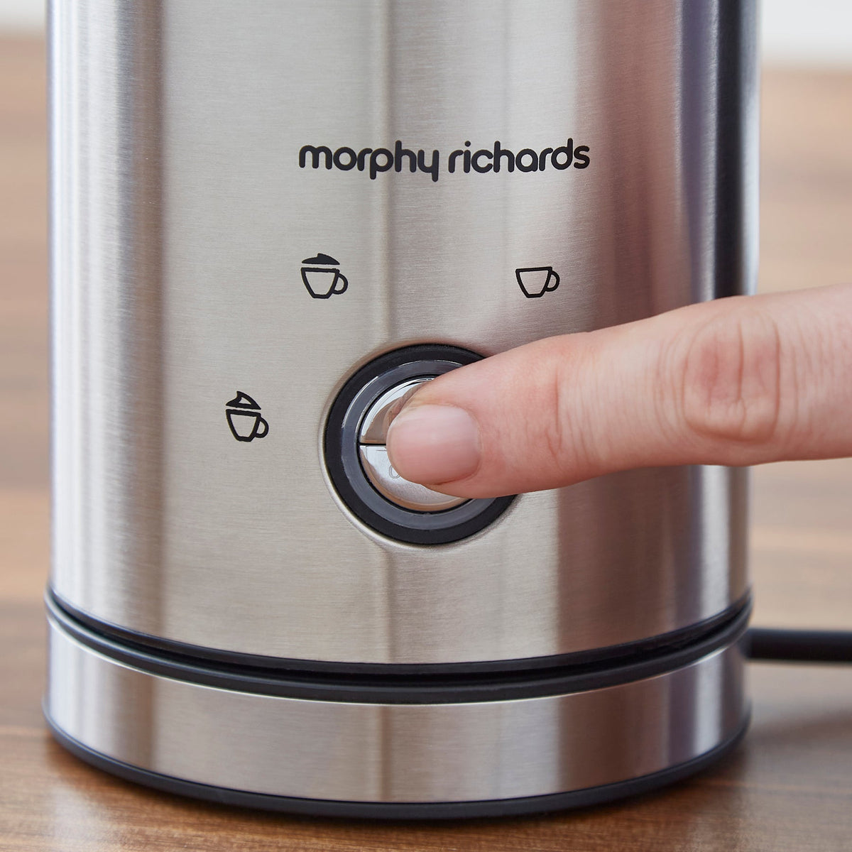 Morphy Richards Brew &amp; Blend Electric Milk Frother - Stainless Steel | 210003 from Morphy Richards - DID Electrical