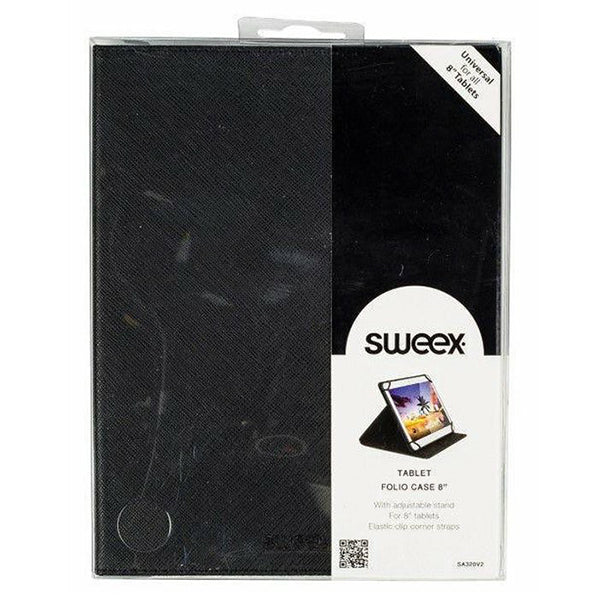 Sweex 8" Universal Folio Case for Tablet - Black | 021006 from Sweex - DID Electrical