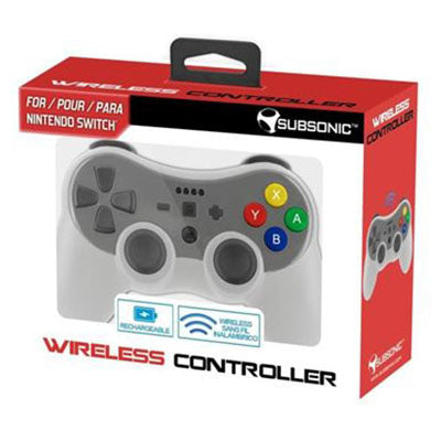 Subsonic Wireless Bluetooth Controller for Nintendo Switch - Grey | 210317 from Subsonic - DID Electrical