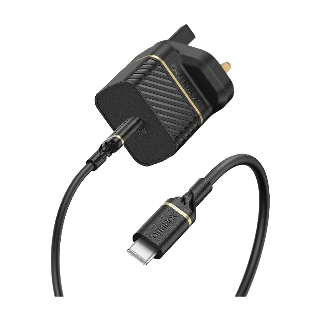 Otterbox 18W 3A PD 3.0 USB-C Power Adapter - Black | 219188 from Otterbox - DID Electrical